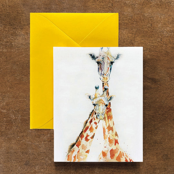 African Giraffes Card