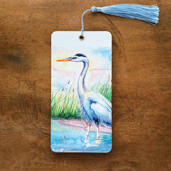 Blue Heron Bookmark