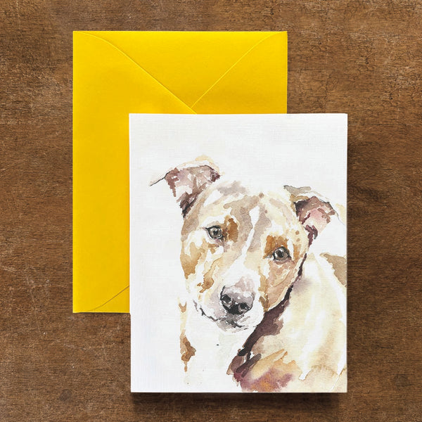 Carl the Terrier Dog Card