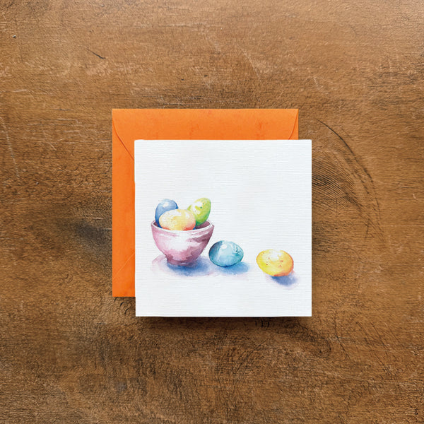 Eggs - Small Foldable Card