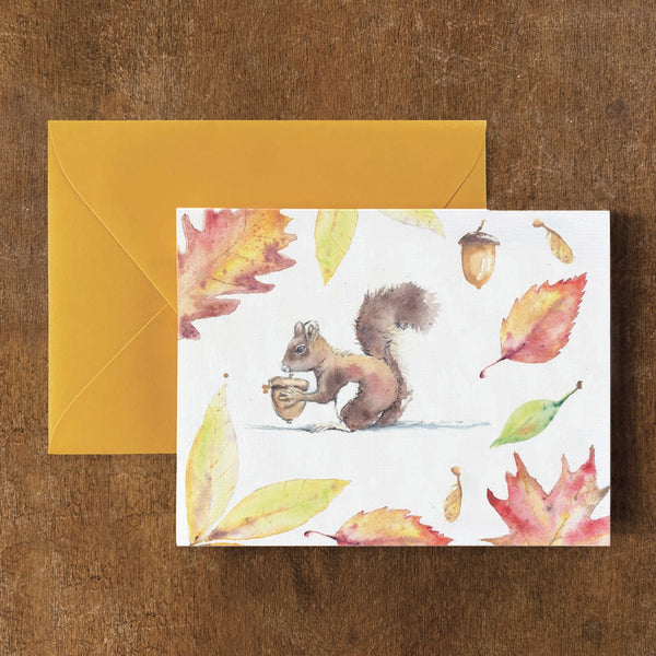 Autumn Print Card
