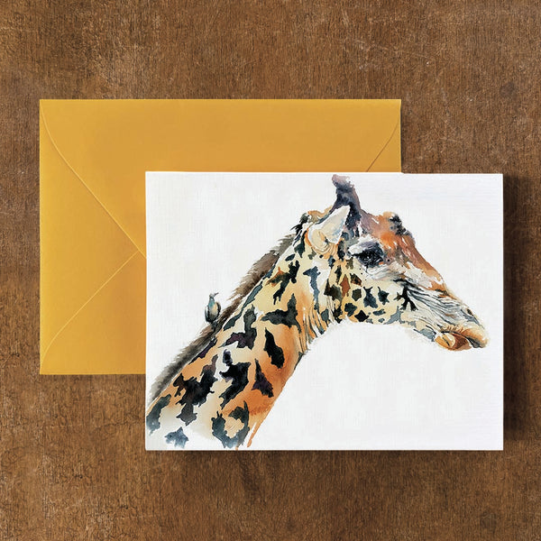 Giraffe Greeting Card