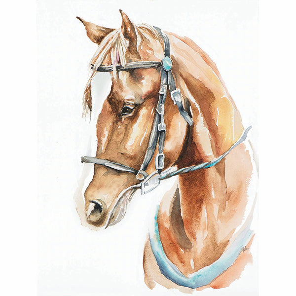 Horse Watercolor Print