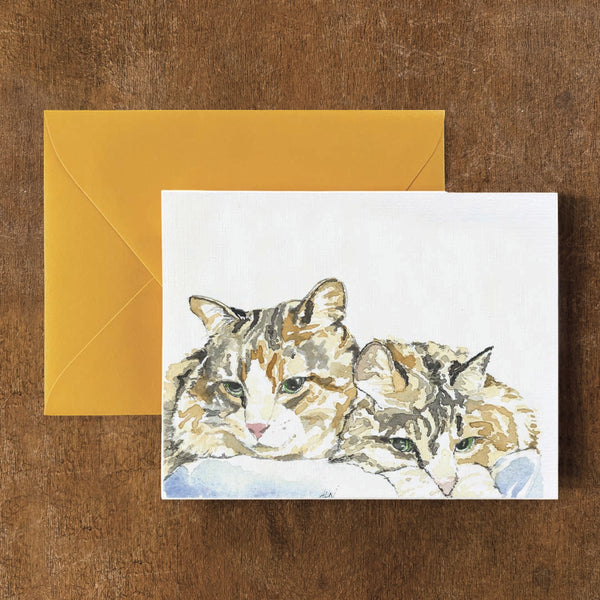 Cat Snuggles Card