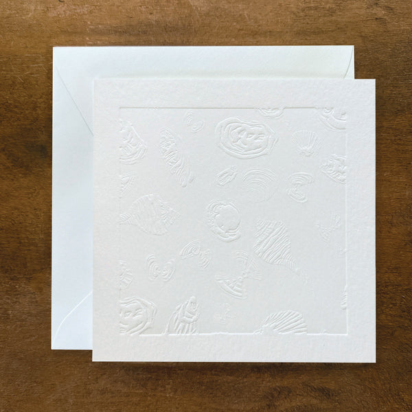 Paintable Seashell Card