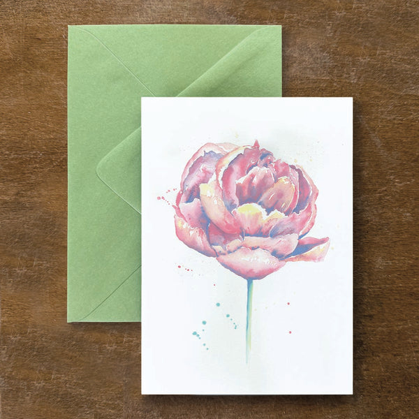 Pink Tulip Card
