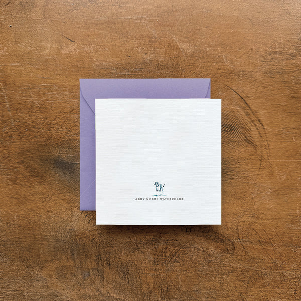 Bunny Family - Small Foldable Card