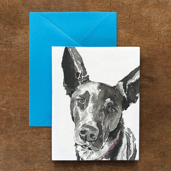 Ray the Rescue Dog Card