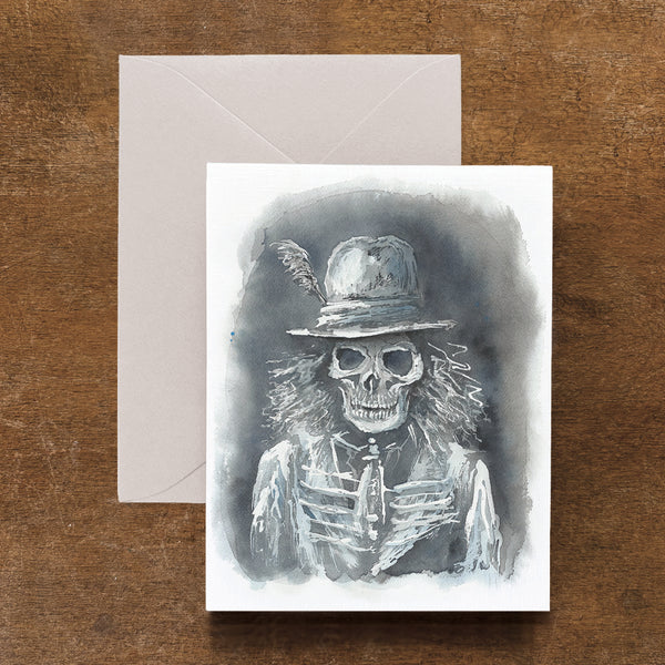Ghost Skeleton Card