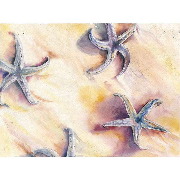 Starfish Watercolor Print