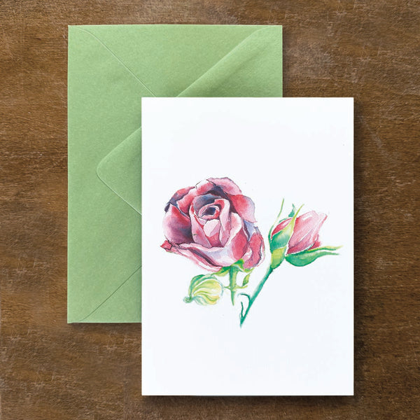 Tea Rose Card