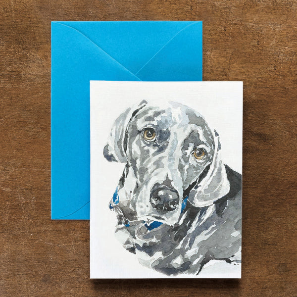 Weimaraner Card