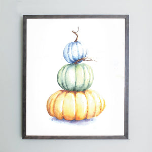 Pumpkin Tutorial: Beginner Watercolor Autumn Painting