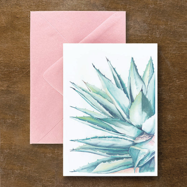 Blue Agave Greeting Card