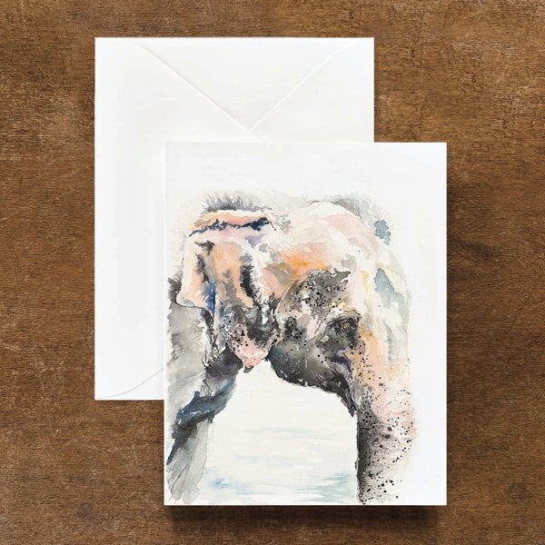 Asian Elephant Card