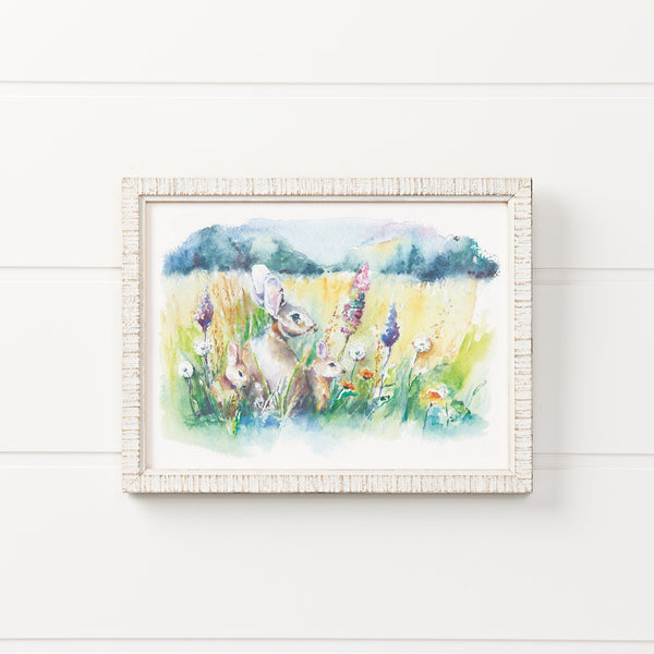 Baby Rabbits Watercolor Print