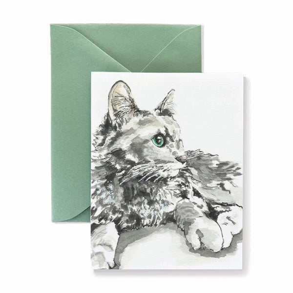 Maine Coon Cat Card