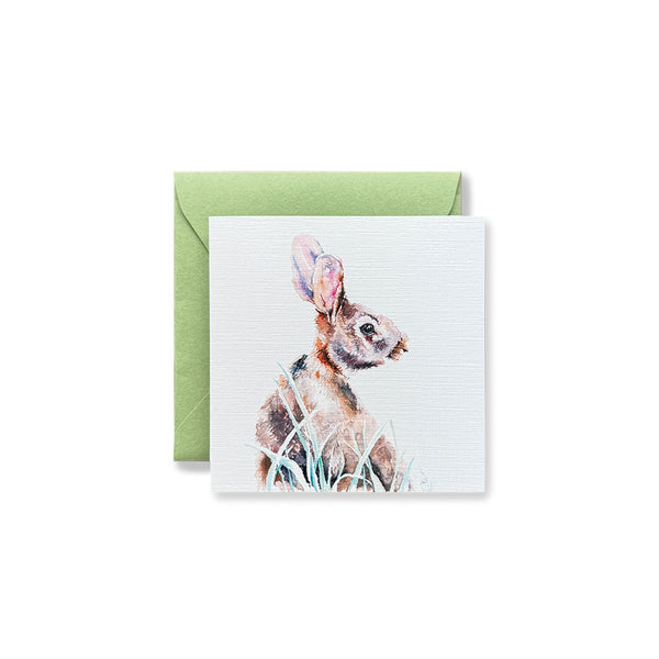 Bunny - Small Foldable Card