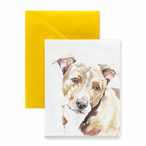 Carl the Terrier Dog Card