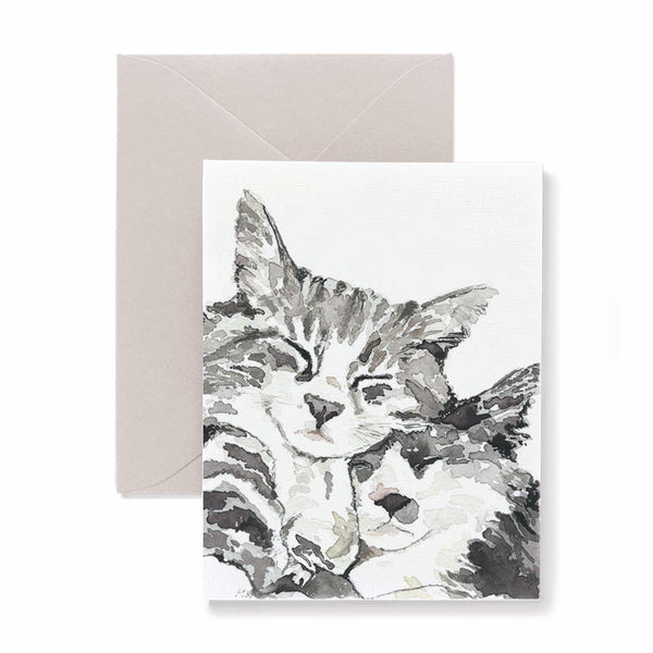 Kittens Napping Card
