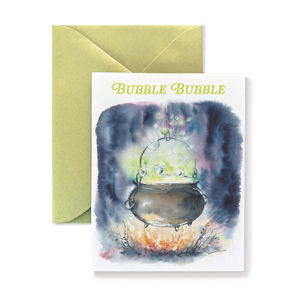 Witch Cauldron Card