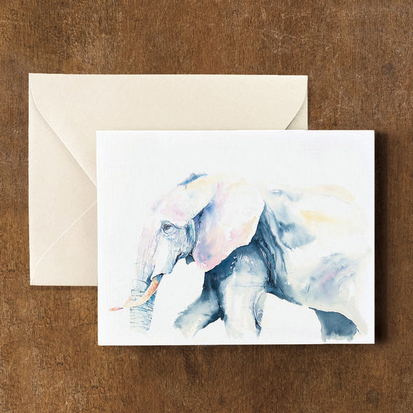 African Elephant Greeting Card