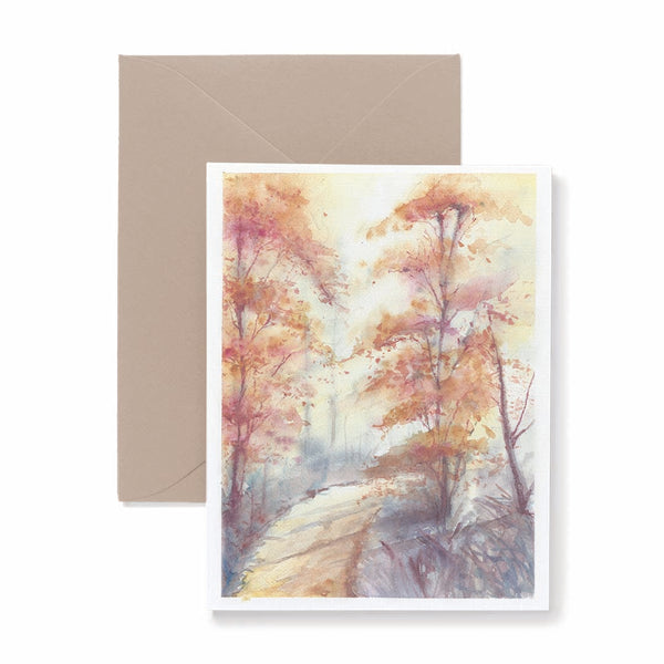 Watercolor Autumn Foliage