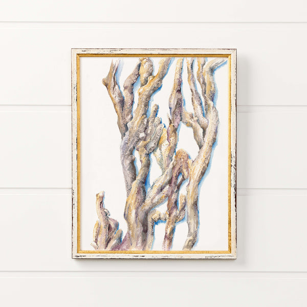 Finger Sponge Watercolor Print