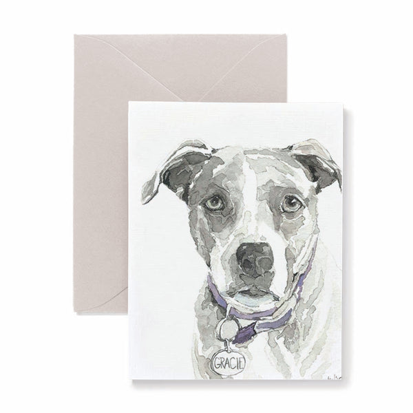 Gracie the Terrier Dog Card
