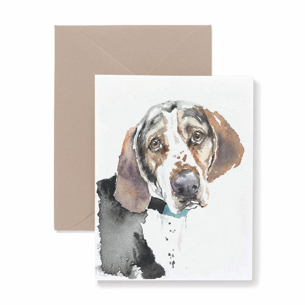 Grady the Hound Dog Card