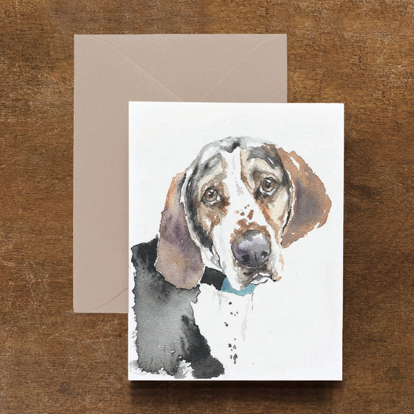 Grady the Hound Dog Card