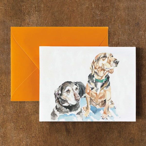 Happy & Finn Dog Friends Card
