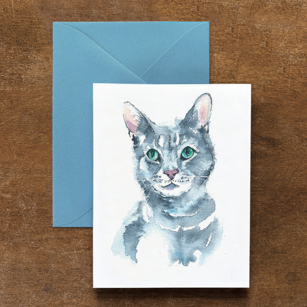 Harvey the Cat Card
