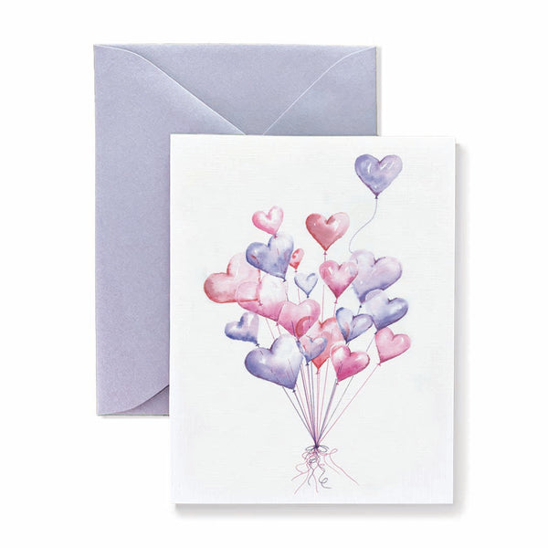 Balloon Hearts Card