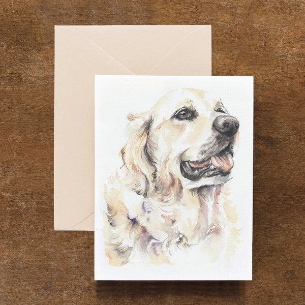 Heath the Lab Dog Card