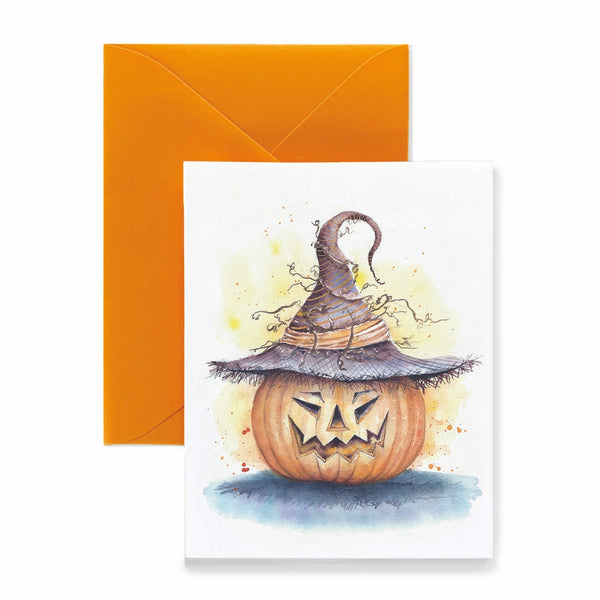 Jack-o-lantern Card