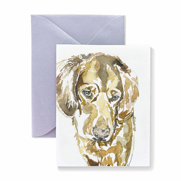 Jen the Golden Retriever Dog Card