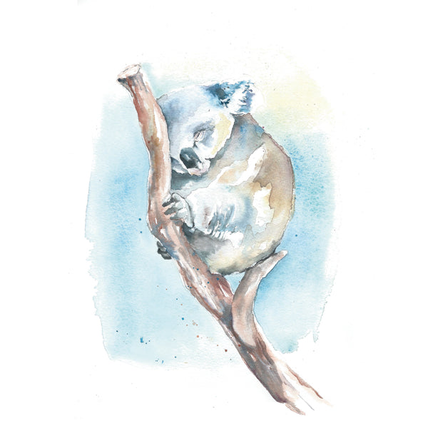 Koala Watercolor Print