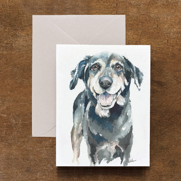 Marie the Rescue Dog Card