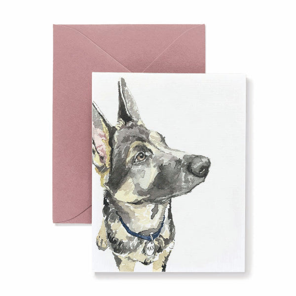 Max the German Shepherd Dog Card