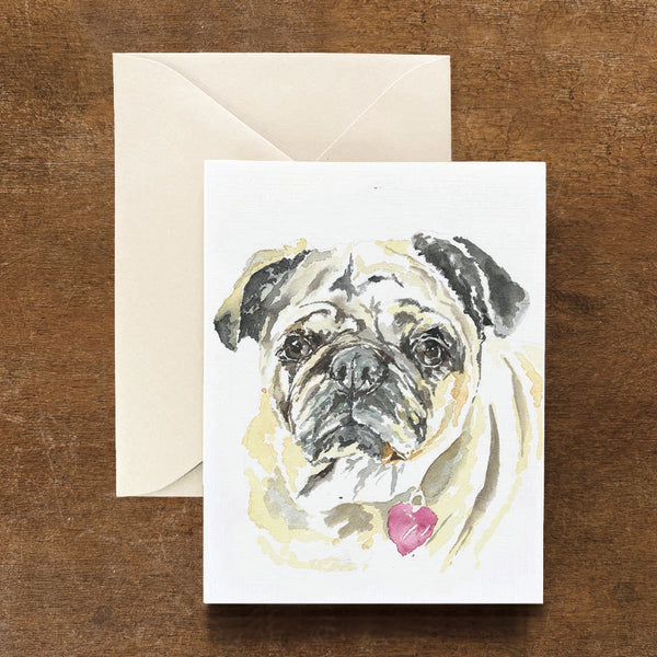 Murphy the Pug Card