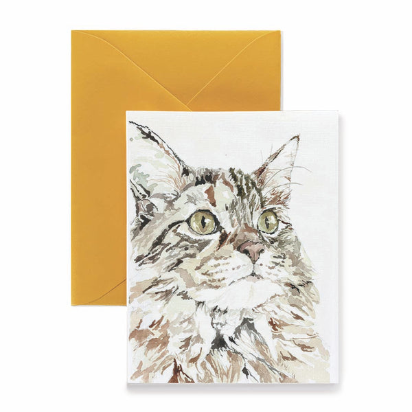 Tabby Cat Card