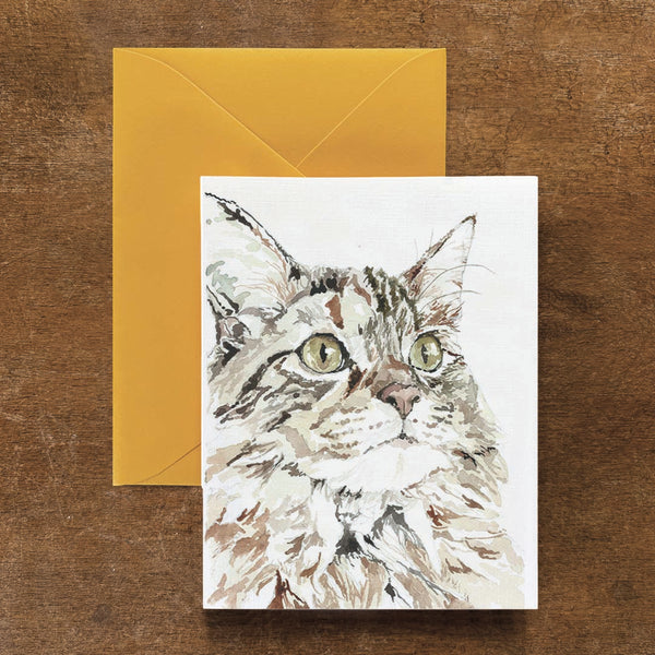 Tabby Cat Card