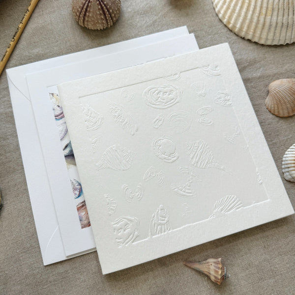 Paintable Seashell Card