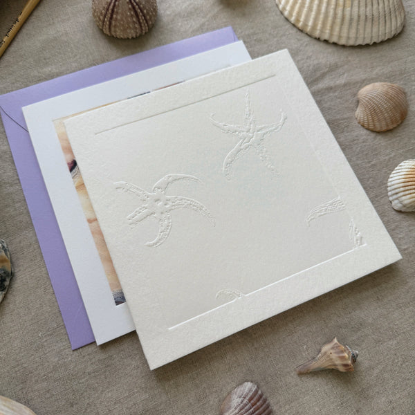 Paintable Sea Star Card