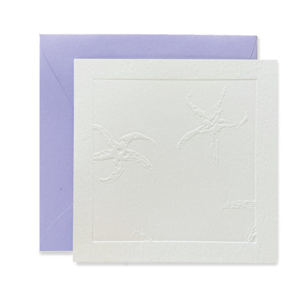 Paintable Sea Star Card