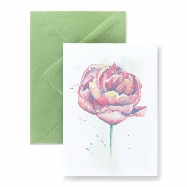 Pink Tulip Card