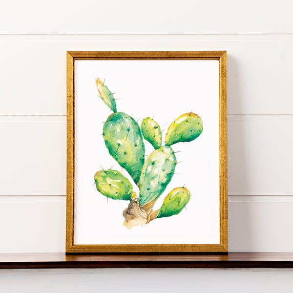 Prickly Pear Watercolor Print
