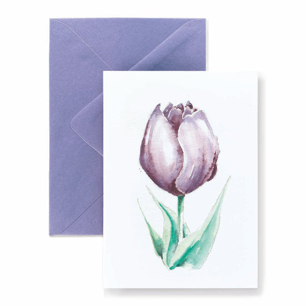 Purple Pride Tulip Card