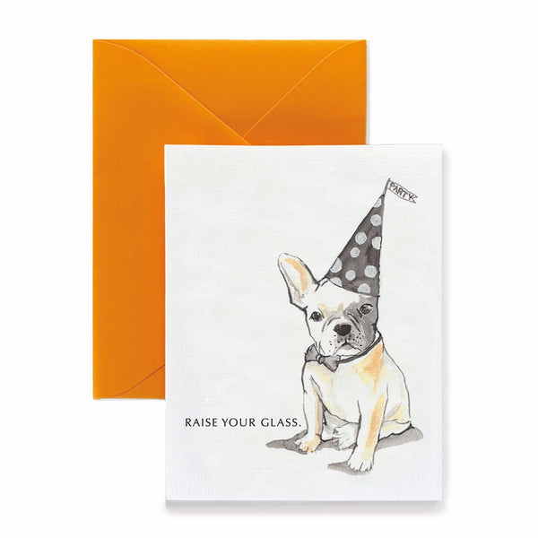 Cheers French Bulldog Card